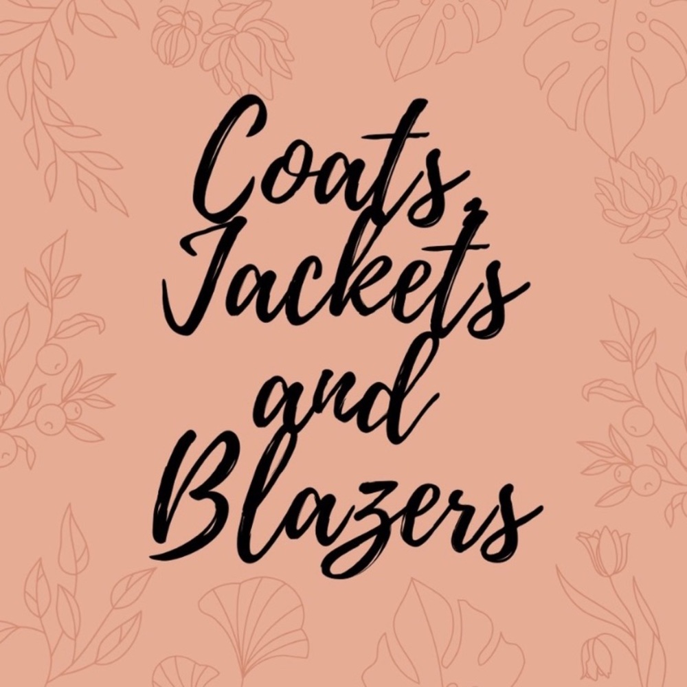 Coats, Jackets & Blazers